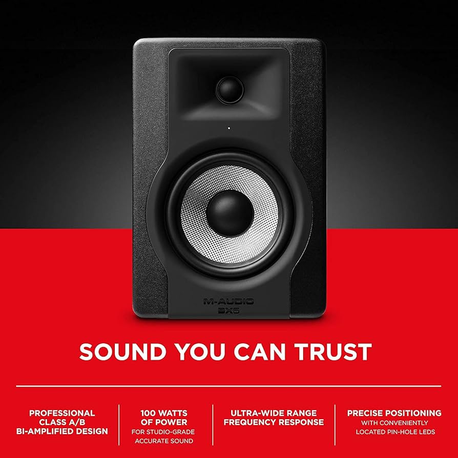 M-AUDIO BX5 D3 パワードスタジオモニター 2台 M-AUDIO BX5 D3 パワードスタジオモニター 2台 M-AUDIO BX5 D3